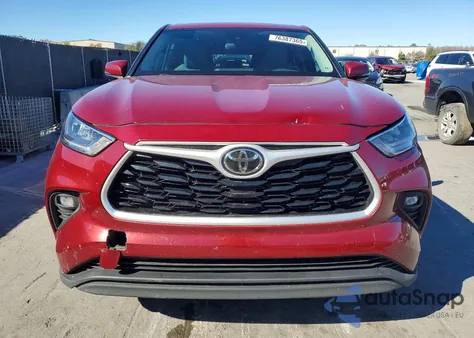 2020 Toyota Highlander L z USA, uszkodzony, nr VIN 5TDZZRAHXLS506572